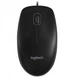 Мишка дротова Logitech B100 3кн 800 dpi чорна - зображення 1