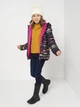 Детская демисезонная двусторонняя куртка Coccodrillo Outerwear Girl Kids ZC2152503OGK-022 98 см Разноцветная (5904705927158) - изображение 3