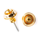Стреплоки для ременя Dunlop SLS1504G Strap Retainers Traditional - 24KT Gold - зображення 2
