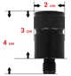 Швидкознімний адаптер World4Carp, Quick magnetic release adapter, 1 шт - зображення 3