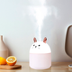 Увлажнитель воздуха с функцией детского ночника и аромадиффузора Aroma Humidifier Cat c подсветкой LED 3в1 на 250 мл Котик Белый - изображение 6