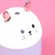 Увлажнитель воздуха с функцией детского ночника и аромадиффузора Aroma Humidifier Cat c подсветкой LED 3в1 на 250 мл Котик Белый - изображение 9