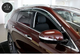 Дефлекторы окон (ветровики) с хром накладкой Subaru LEGACY / Outback 2009-2015 Wagon 4шт(HIC) - изображение 1