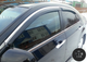 Дефлекторы окон (ветровики) с хром накладкой Subaru LEGACY / Outback 2009-2015 Wagon 4шт(HIC) - изображение 2