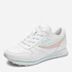 Sneakersy dziecięce dla dziewczynki Fila 1010783-94W 30 19.3 cm Białe (8719477382572) - obraz 2