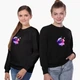 Свитшот для девочек ТикТок (TikTok) (9509-1940) 158-164 см Черный - изображение 5