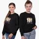 Свитшот для девочек БТС (BTS) (9509-3271-7) 146-152 см Черный - изображение 5