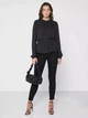 Блуза с объемными рукавами и высоким вырезом Vero Moda 10227783 S (99139S) Черный - изображение 3