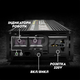 Перетворювач напруги Power Inverter 3000 ват інвертор 3000W з правильною синусоїдою (чистий синус для котла) - зображення 3