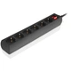 Сетевой фильтр питания REAL-EL RS-6 Protect M 3m, black (EL122300034) - изображение 9