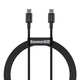 Кабель Type-C - Type-C Baseus Superior Series Fast Charging Data Cable 100W 2m черный (CATYS-C01) - изображение 1