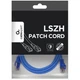 Патч-корд 1м S/FTP Cat 6A CU LSZH blue Cablexpert (PP6A-LSZHCU-B-1M) - зображення 4