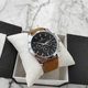 Механические мужские часы Forsining 6917 Black/Brown Strap - изображение 2