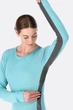 Лонгслив женский Rab Lateral LS Tee Womens 10 Сірий-Бірюзовий - изображение 5