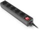 Мережевий фільтр-подовжувач Real-El RS Protect M 3 м Black (EL122300028) - изображение 4