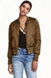 Бомбер H&M 0314522014 32 XXS Коричневый - изображение 1