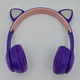 Детские беспроводные Bluetooth наушники CAT P47M фиолетовые - изображение 4