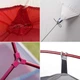 Намет надлегкий одномісний з футпринтом Naturehike Cloud Up 1 Updated NH18T010-T, 210T, зелений - зображення 3