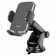 Тримач для мобільного HOCO CA95 Polaris push-type telescopic suction cup car holder Black (6931474758514) - зображення 1