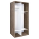 Шкаф-купе двухдверный двухсекционный Modern 120х60х240 см Дуб винтаж (ДСП + Зеркало) - изображение 4