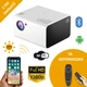 Мультимедийный портативный LED проектор Full HD для дома с динамиком TouYinger H5 (android version) White 260х85х210м - изображение 1