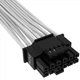 Кабель-перехідник Corsair Premium Individually Sleeved 12+4pin PCIe Gen 5 12VHPWR 600W cable, Type 4, WHITE (CP-8920332) - зображення 3