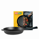 Сковорідка-гриль Brizoll Optima Black 28 см чугунна (O2850G-P1) - зображення 3