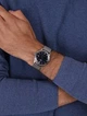 Мужские часы Orient RA-AC0019L10B Серебро\Темно-синий - изображение 7