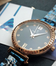 Женские часы DANIEL KLEIN DK12189-5 Синие перламутровые с золотистым - изображение 2