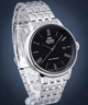 Мужские часы с прочным минеральным стеклом Orient RA-AC0J02B10B Серебро\Черный - изображение 1