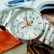 Мужские тактичные часы Orient RA-AK0306S10B Серебро\Белый - изображение 5