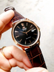 Чоловічий годинник з мінеральним склом Orient RA-AC0F03B10B Золото\Чорний - зображення 4