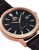 Чоловічий годинник з мінеральним склом Orient RA-AC0F03B10B Золото\Чорний - зображення 6