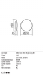 Бра Redo UMBRA AP LED 18W 3000K BK (5.1.2) 01-1336 - зображення 3