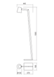 Торшер Redo MINGO LAMP 1X42W E27 WHITE (4.1.1) 01-1556 - зображення 2