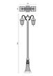 Стовпчик YORK STH270 E27 2X70W IP44 BR(4.1.1) Redo 9655 - зображення 2