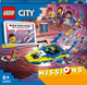 Конструктор LEGO City Missions Детективні місії водної поліції 278 деталей (60355) - зображення 1