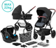 Uniwersalny wózek spacerowy 3 w 1 Kinderkraft Xmoov Czarny (KKWXMOVBLK3000) (158999) - obraz 8