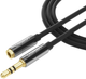 Kabel Ugreen AV118 3,5 mm Male to 3,5 mm Female 3 m Black (90402026) - obraz 1