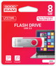 Pendrive Goodram UTS3 8GB USB 3.0 Red (UTS3-0080R0R11) - obraz 2