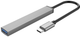 USB-хаб Orico USB-A - USB3.0, 2xUSB2.0, TF (AH-A12F-GY-BP) (CA913770) - зображення 4