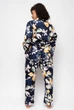 Піжама жіноча Cyberjammies Estelle 9527-9528 12/M Синій з квітковим принтом (5051877448414) - изображение 2