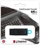 Pendrive Kingston DataTraveler Exodia 64GB USB 3.2 Gen 1 Black/Teal (DTX/64GB) - obraz 6