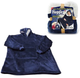 Тёплый и мягкий плед-толстовка Huggle Ultra Plush Blanket Hoodie One size Fits all с капюшоном Синий - изображение 9