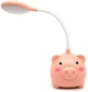 Настільна лампа для дитячої з акумулятором TRUSTY LED CS279 0.5W 60lm 6500K 400mAh Pig Рожева (5904238703014) - зображення 4