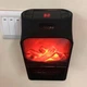 Портативный обогреватель FLAME HEATER 900 Вт с имитацией камина дуйка тепловентилятор с пультом. - изображение 4