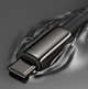 Кабель для швидкої зарядки BASEUS Tungsten Gold Type-C до Type-C |2m, 100W, 5A| Black - зображення 9