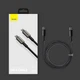Кабель для швидкої зарядки BASEUS Tungsten Gold Type-C до Type-C |2m, 100W, 5A| Black - зображення 15