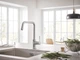 Змішувач для кухні одноважільний GROHE Eurosmart сатин латунь 30567DC0 - зображення 6