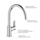 Змішувач одноважільний для кухонної мийки Grohe StartEdge 30529001 - изображение 4
